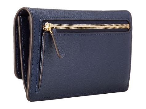 michael kors flat wallet blue|michael kors oversized wallet.